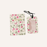 Set Porta Pasaporte Flores