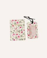 Set Porta Pasaporte Flores
