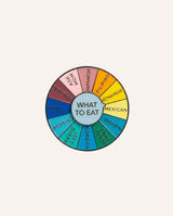 Pin What to Eat Multicolor