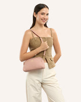Cartera Baguette Pu Rosa