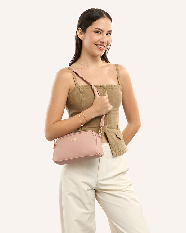 Cartera Baguette Pu Rosa