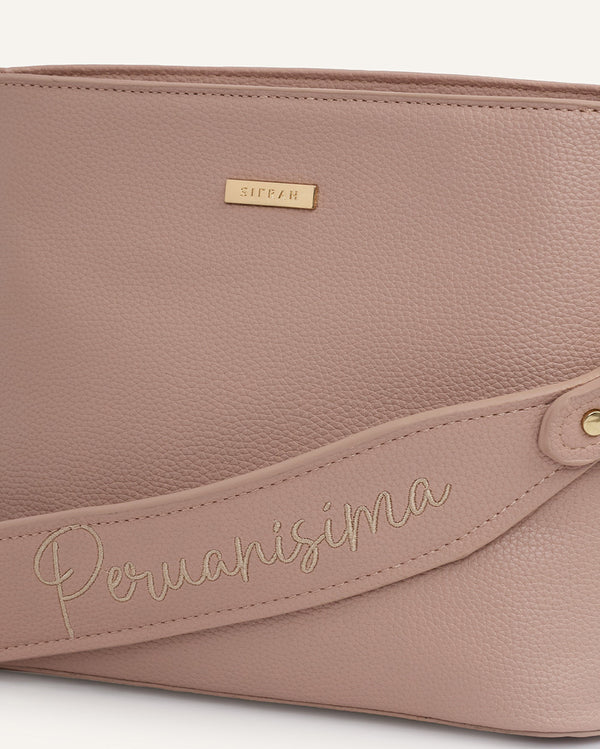 Cartera Balde Crossbody Pu Peruanísima Rosa
