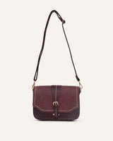Cartera Crossbody Pu Guinda