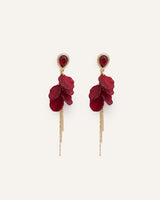 Aretes Trendy Pétalos Dorado