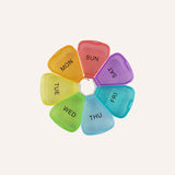 Organizador Pastillero Semanal Flor