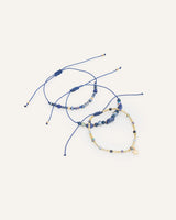 Set Pulseras Regulables Trendy Estrella Dorado