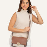 Cartera Crossbody Moda Marrón