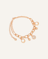 Pulsera Moda Charms Dorado