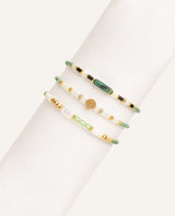 Set Pulseras de Hilo Regulables Verde