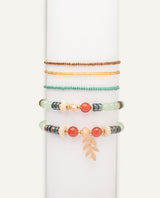 Set Pulseras Garden Dorado