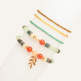 Set Pulseras Garden Dorado