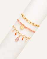 Set Pulseras Regulables Moda Dorado