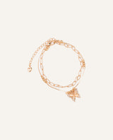 Pulsera Trendy Mariposa Dorado