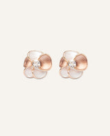 Aretes Trendy Flor Dorado