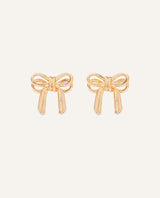 Aretes Trendy Lazo Dorado