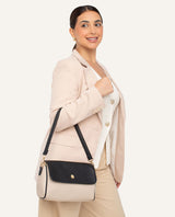 Cartera Crossbody Moda Beige