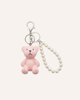 Llavero Bear Perlas Rosa