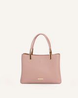 Cartera de Mano Satchel Pu Rosa
