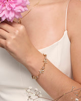 Pulsera Regulable Trendy Flores Varios