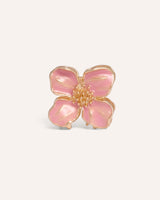 Gancho en Forma de Flor Rosa