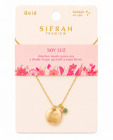 Collar Premium Bañado en Oro Soy Luz Dorado