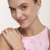 Aretes Premium Zircón Brillo Dorado – miniatura