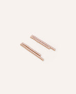 Aretes Premium Zircón Luz Dorado – miniatura 2