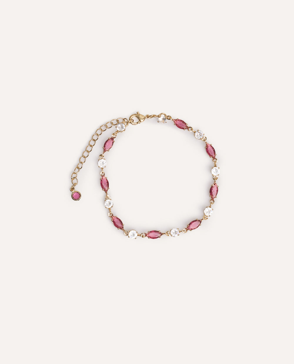 Pulsera Premium Zircón Luce Dorado