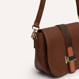 Cartera Morral Flap Sienna Marrón – miniatura