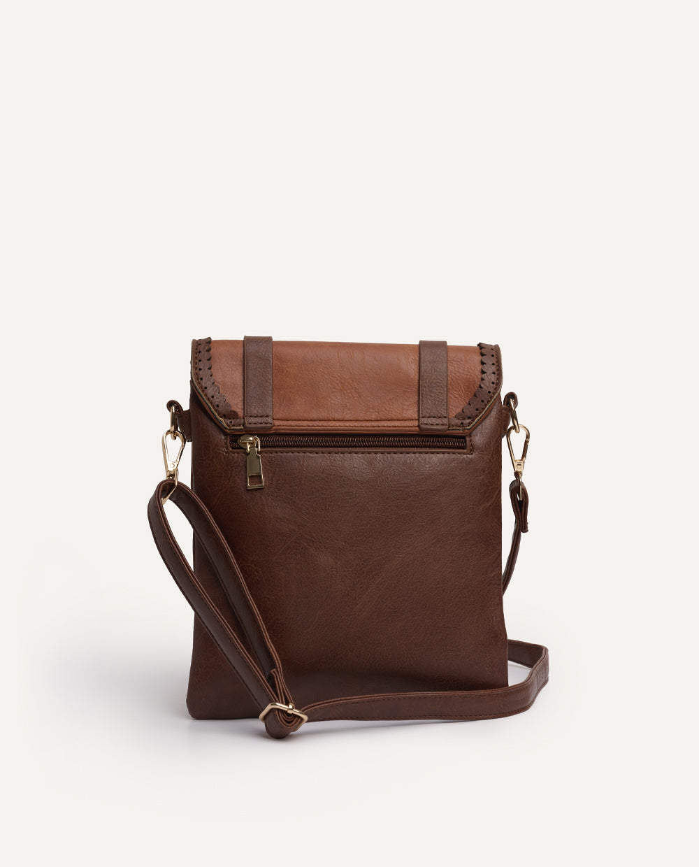 Cartera Morral Flap Naranja – foto 2