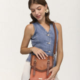 Cartera Morral Flap Naranja – miniatura