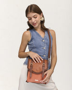 Cartera Morral Flap Naranja – miniatura 4