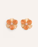Aretes Grandes Trendy Aurelia Naranja