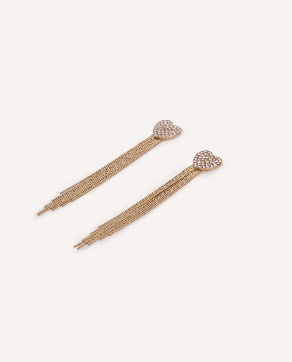 Aretes Largos Trendy Love Shine Dorado – foto 3