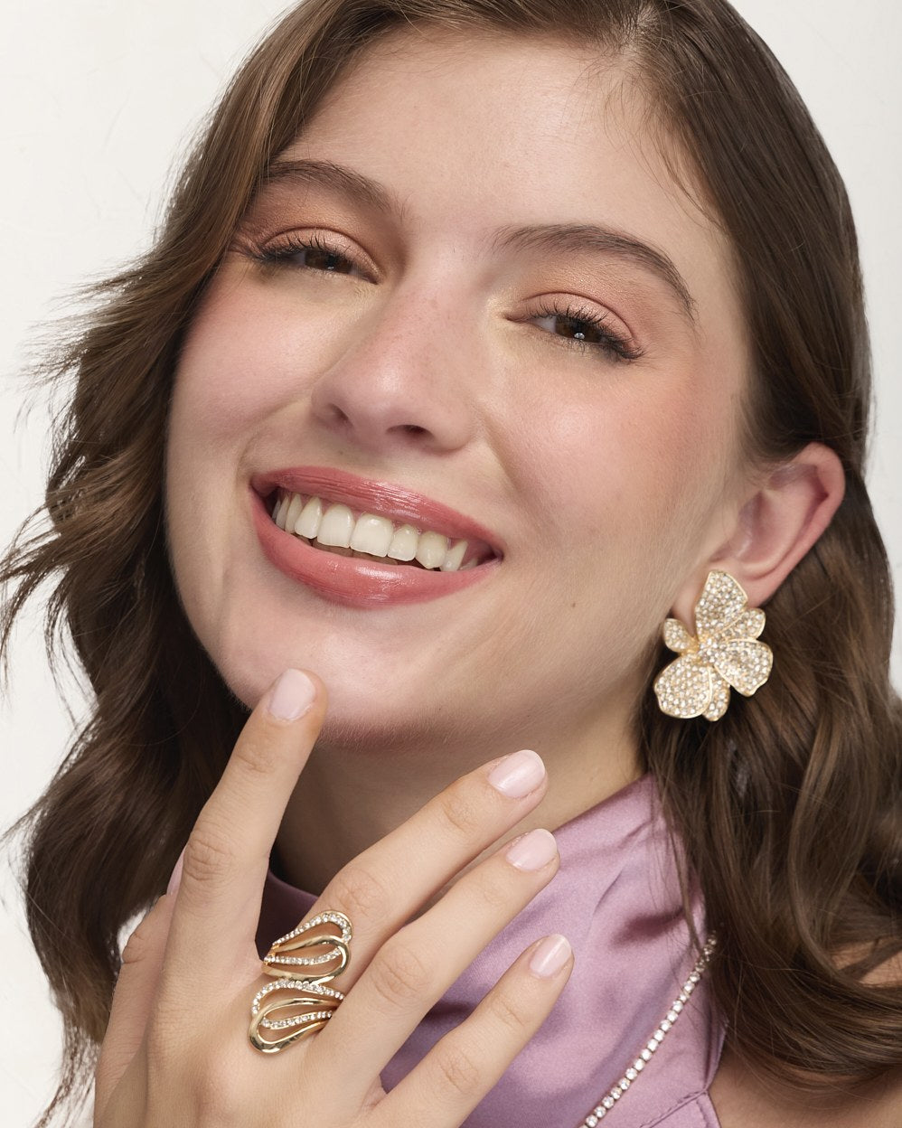 Anillo Trendy Glam Dorado – vista 2