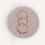 Set Pulseras Trendy Eternas Dorado – miniatura