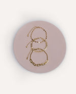 Set Pulseras Trendy Eternas Dorado – miniatura 3