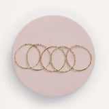 Set Pulseras Trendy Aria Dorado – miniatura
