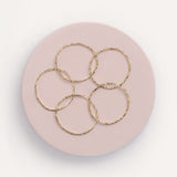 Set Pulseras Trendy Aria Dorado – miniatura
