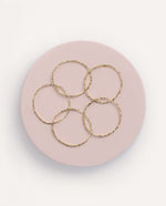 Set Pulseras Trendy Aria Dorado – miniatura 3