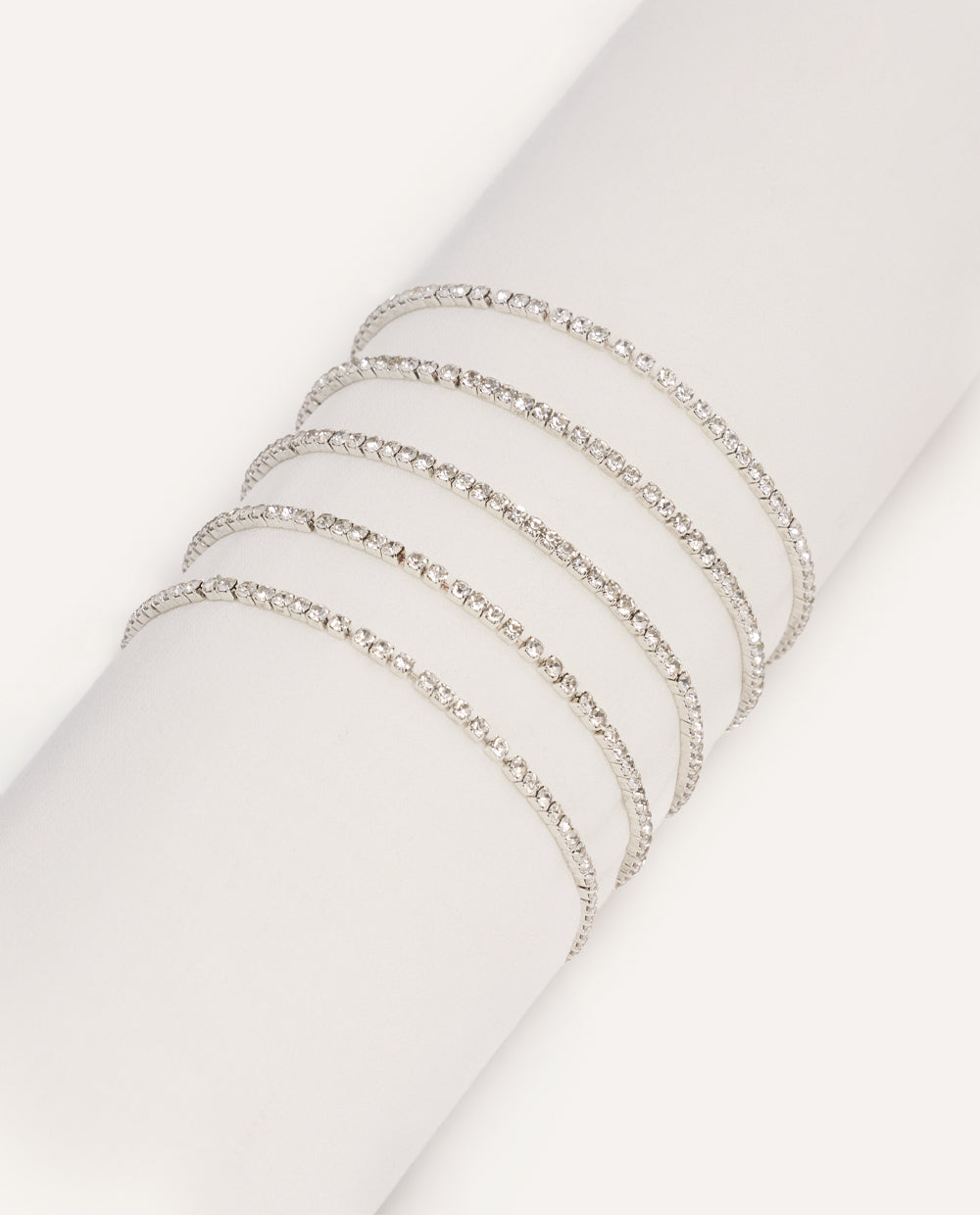 Set Pulseras Trendy Aria Plateado – foto 2
