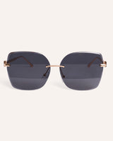 Lentes de Sol Oversize Degradé Negro
