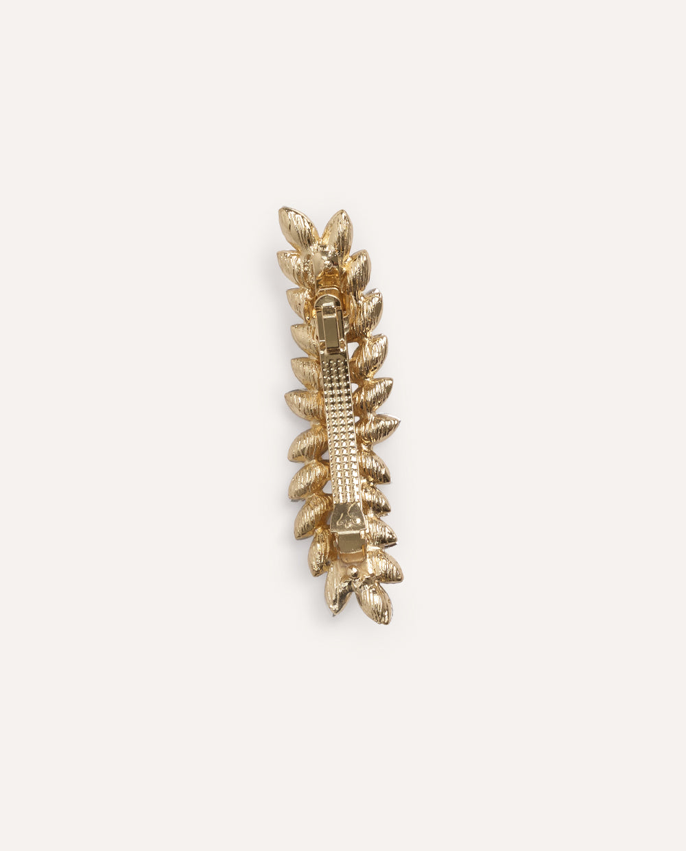 Gancho Basic Leaves Plateado – vista 2