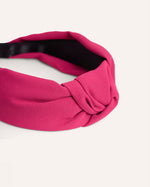 Vincha Diadema Velvet Glam Fucsia – miniatura 3