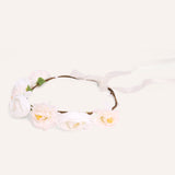 Vincha Corona de Flores Blancas – miniatura
