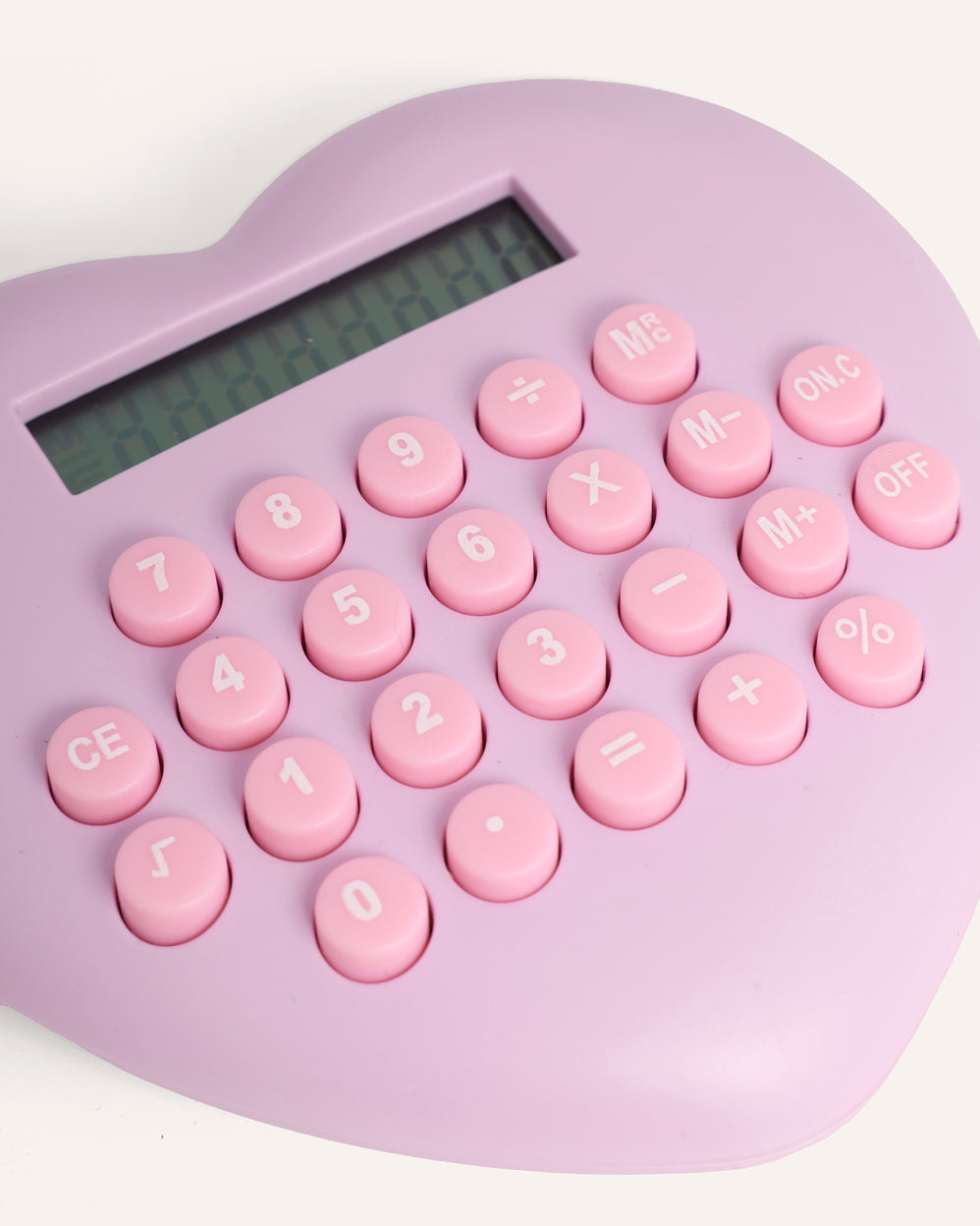 Calculadora en Forma de Corazón Lila – foto 2