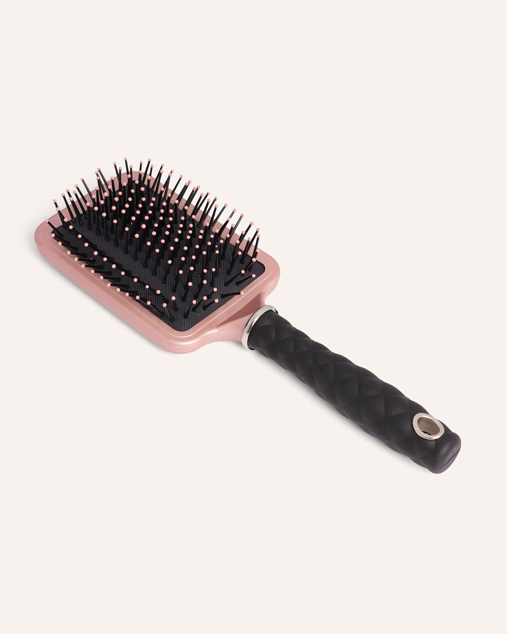 Cepillo para Cabello Basic Negro y Coral