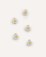 Mini Clips Diseño de Flor Blancas – miniatura 1