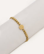 Pulsera de Acero Inoxidable Amuletos de Fe Dorado – miniatura 5
