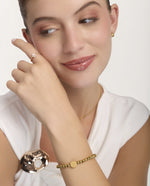 Pulsera de Acero Inoxidable Amuletos de Fe Dorado – miniatura 3